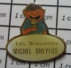 1620  Pin's Pins / Beau Et Rare / ALIMenTATION / ENFANT AVEC UNE GLACE LES BRASSERIES MICHEL DREYFUS Une Bonne Affaire ! - Lebensmittel