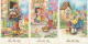  ENFANTS - SERIE COMPLETE DE 6 CPA - THEME - "BONNE FETE PAPA "  - TOUS LES SCANS - Collections, Lots & Series