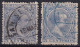 ESPAGNE SPAIN ESPANA  SIGNATURE SIGNER ALPHONSE CACHET NOIR & BLEU Signé - Used Stamps