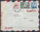 L. Par Avion Affr. N°851+926+953 Càd ANTWERPEN /28-3-1955 Pour HAIFA (Israël) - Bande Censure Haïfa - 1953-1972 Lunettes