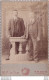 J10- MONTEVIDEO - URUGUAY - CARTE PHOTO M.F. DO PAZO PAZO VERS 1890  - DEUX HOMMES -  ( 2 SCANS ) - Uruguay