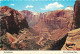 Etats Unis - Zion National Park - Switchbacks - Etat De Utah - Utah State - Carte Dentelée - CPSM Grand Format - Carte N - Zion