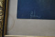 Grande Reproduction Art Deco Sous Cadre Doré 33 X 27 Cm Dame En Tenue De Soirée Parure Fourrue Signée Frahm No Pin Up - Andere & Zonder Classificatie