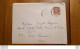 ENVELOPPE ET COURRIER TIMBRE PETAIN 1942 ENVOIE DE MEAUX A PARIS - 1941-42 Pétain