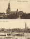 ANVERS : Place Verte Et Cathédrale + Panorama. ( 2 Cartes ). - Antwerpen