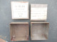 2 BOITES ANCIENNES EN TOLE POUR CARTOUCHES 1924 1927 MILITAIRE POUR MORTIER - Equipment