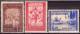 Yugoslavia 1947 Federal Sports Meeting, Mi 521-523 - MNH**VF - Ungebraucht