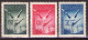 Yugoslavia 1947 Balkan Games, Mi 524-526 - MNH**VF - Nuovi