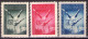 Yugoslavia 1947 Balkan Games, Mi 524-526 - MNH**VF - Nuovi