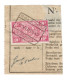 Fragment Bulletin D'expedition, Obliterations Centrale Nettes BALEGEM ZUID, R.R.RARE - Used
