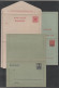 ALLEMAGNE - WEIMAR /1897-1920 ENSEMBLE DE 6 CARTES LETTRE / 2 SCANS (ref 8659) - Buste