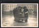 Foto-AK Asnières, La Crue De La Seine, 1910, Hochwasser  - Inondations