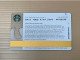 Singapore STARBUCKS Coffee Gift Card, Set Of 1 Used Card - Singapore