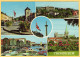 2 PC - Norway - Trondheim, Den Gamle Bybro - Multi View, The Old Town Bridge, Boat - Norwegen