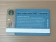 Singapore STARBUCKS Coffee Gift Card, Set Of 1 Used Card - Singapur