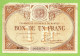FRANCE / CHAMBRE De COMMERCE De NANTES / BON De 1 FRANC  / N° 003079 - Handelskammer