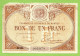 FRANCE / CHAMBRE De COMMERCE De NANTES / BON De 1 FRANC  / N° 003079 - Chambre De Commerce