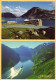 2 PC - Norway - Geiranger - Djupvashytta Hotel - Geirangerfjorden Og Ornesvingene - Fjord, Eagle Road, Ship - Norwegen