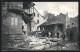 AK Nürnberg, Hochwasser-Katastrophe 5. Februar 1909, Eingestürzte Häuser Kleinweidenmühle  - Überschwemmungen