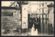 AK Besancon, Inondations 1910, Caserne Ruty  - Überschwemmungen