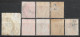 1910,1913 SOUTH AFRICA Set Of 8 USED STAMPS (Scott # 1a,3Aa) CV €3.90 - Used Stamps