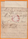 1805 - 27 Prairial XIII - Lettre Pliée De 103 AIX LA CHAPELLE En Rouge Vers BEAUNE, Côte D'Or - Taxe 8 - 1792-1815 : Departamentos Conquistados