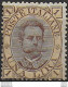 1889 Italia Umberto I Lire 1 Bruno Giallo Mc MNH Sassone N. 48 - Otros & Sin Clasificación