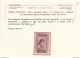 1946 CORPO POLACCO, N° 8B 2z. Bruno Rosso CARTA SPESSA (*) SENZA GOMMA - 1946-47 Zeitraum Corpo Polacco