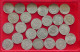 COLLECTION LOT TUNISIA 5 MILLIM 25PC 38G #xx40 1886 - Tunesien