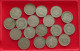 COLLECTION LOT CEYLON SRI LANKA RUPEE 18PC 129G #xx40 1875 - Sri Lanka