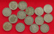 COLLECTION LOT CEYLON SRI LANKA RUPEE 15PC 108G #xx40 1880 - Sri Lanka (Ceylon)