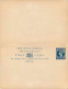 Entier Postal Stationary Ceylon  5p With Reply Card - Ceylan (...-1947)