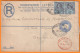 1897 - QV - Enveloppe RECOMMANDEE De MIDDLESBROUGH, England Vers BRUXELLES Brussels, Belgique - Postmark Collection