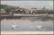 Lakeside Pavilion, Windermere, And The Swift, Lancashire, C.1910 - Abraham's Postcard - Autres & Non Classés