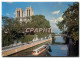 CPM Paris Notre-Dame La Seine Et Un Bateau-Mouche - La Seine Et Ses Bords