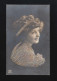 Junge Frau Diadem Im Lockigen Haar, Gold Silber Kleid, Charlottenburg 3.2.1914 - Contre La Lumière