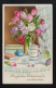 Herzlichen Glückwunsch Geburtstag, Tulpen Strauß Kaffeetafel, Wien 13.10.1940 - Tegenlichtkaarten, Hold To Light