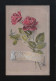 Rote Rosen Banner  Dein Auf Ewig Ornamente Art Deco Feldpost, Gresten 15.7.1914 - Tegenlichtkaarten, Hold To Light