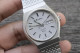 Vintage Bulova 1980sTextured Dial Men Quartz Watch Swiss Made Round Shape 38mm - Watches: Old