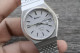 Delcampe - Vintage Bulova 1980sTextured Dial Men Quartz Watch Swiss Made Round Shape 38mm - Horloge: Antiek