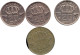 3 X Belguim 20 Centimes 1962 French AU + 50 Centimes 1991 Clipped Planchet - 20 Cent