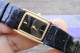 Vintage Seiko Gold Plated 16 5420 Lady Quartz Watch Japan Square Tank Shape 22mm - Watches: Old