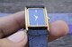 Delcampe - Vintage Seiko Gold Plated 16 5420 Lady Quartz Watch Japan Square Tank Shape 22mm - Horloge: Antiek