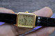 Delcampe - Vintage Seiko Spirit 1F21 5B30 Lady Quartz Watch Japan Square Tank Shape 20mm - Horloge: Antiek