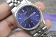 Vintage Citizen  KANJI DATE Blue Dial Men Quartz Watch Japan Round Shape 37mm - Horloge: Antiek