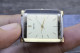 Vintage Seiko 5P31 5A8A Yellow Dial Men Quartz Watch Japan Square Tank Shape 25m - Horloge: Antiek