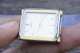 Vintage Seiko 5P31 5A8A Yellow Dial Men Quartz Watch Japan Square Tank Shape 25m - Montres Anciennes