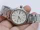Delcampe - Vintage Seiko Chronos 7433 7030 White Dial Men Quartz Watch Japan Round 37mm - Orologi Antichi