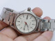 Delcampe - Vintage Seiko Chronos 7433 7030 White Dial Men Quartz Watch Japan Round 37mm - Montres Anciennes