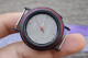 Vintage Alba V801 0670 Gray Dial Unisex Quartz Watch Japan Round Shape 32mm - Relojes Ancianos